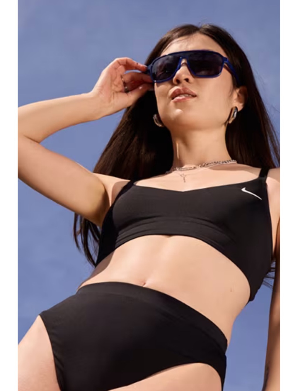 Nike Black Minimalist Sports Bikini Set